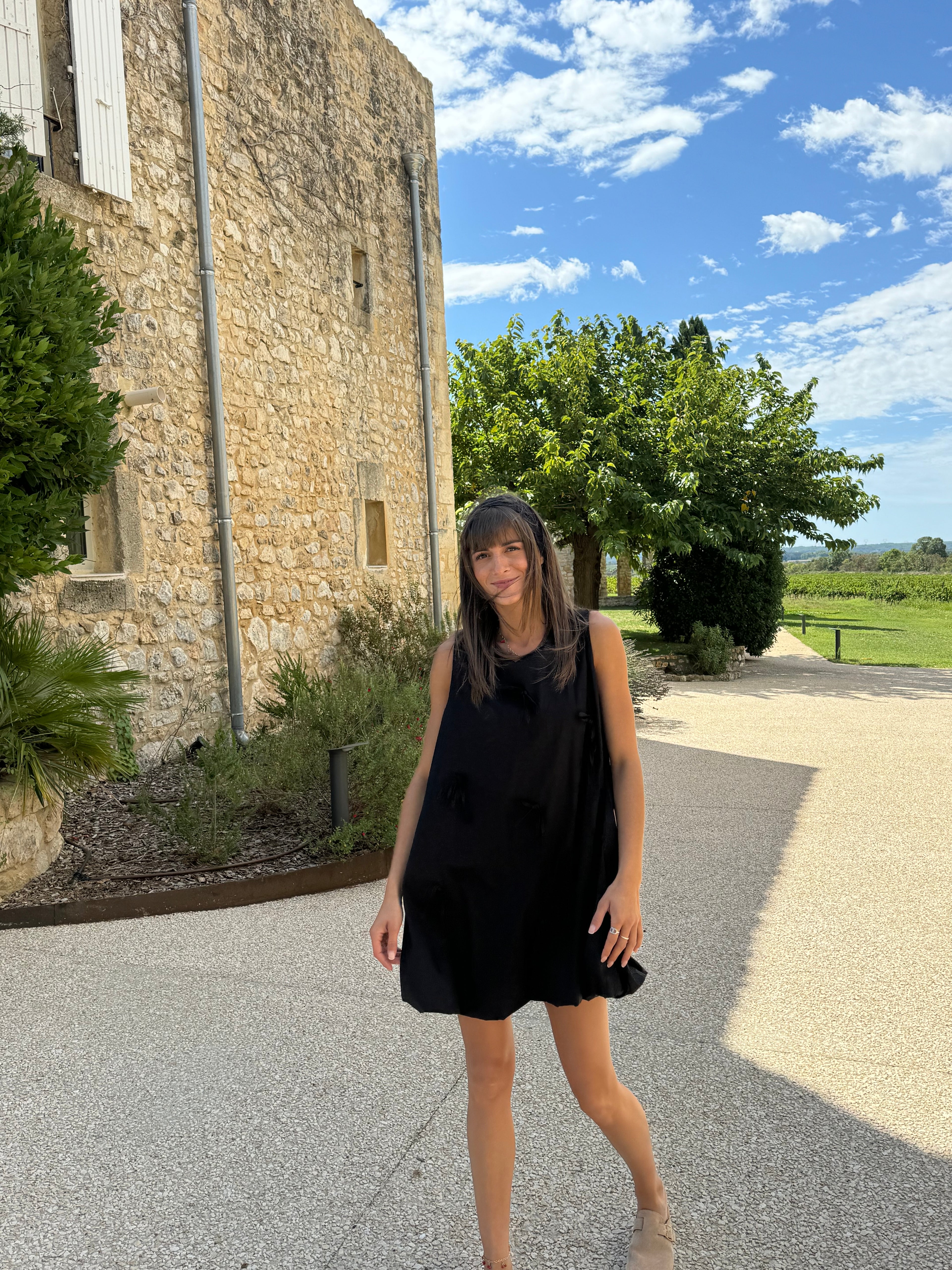 Robe noeud noir