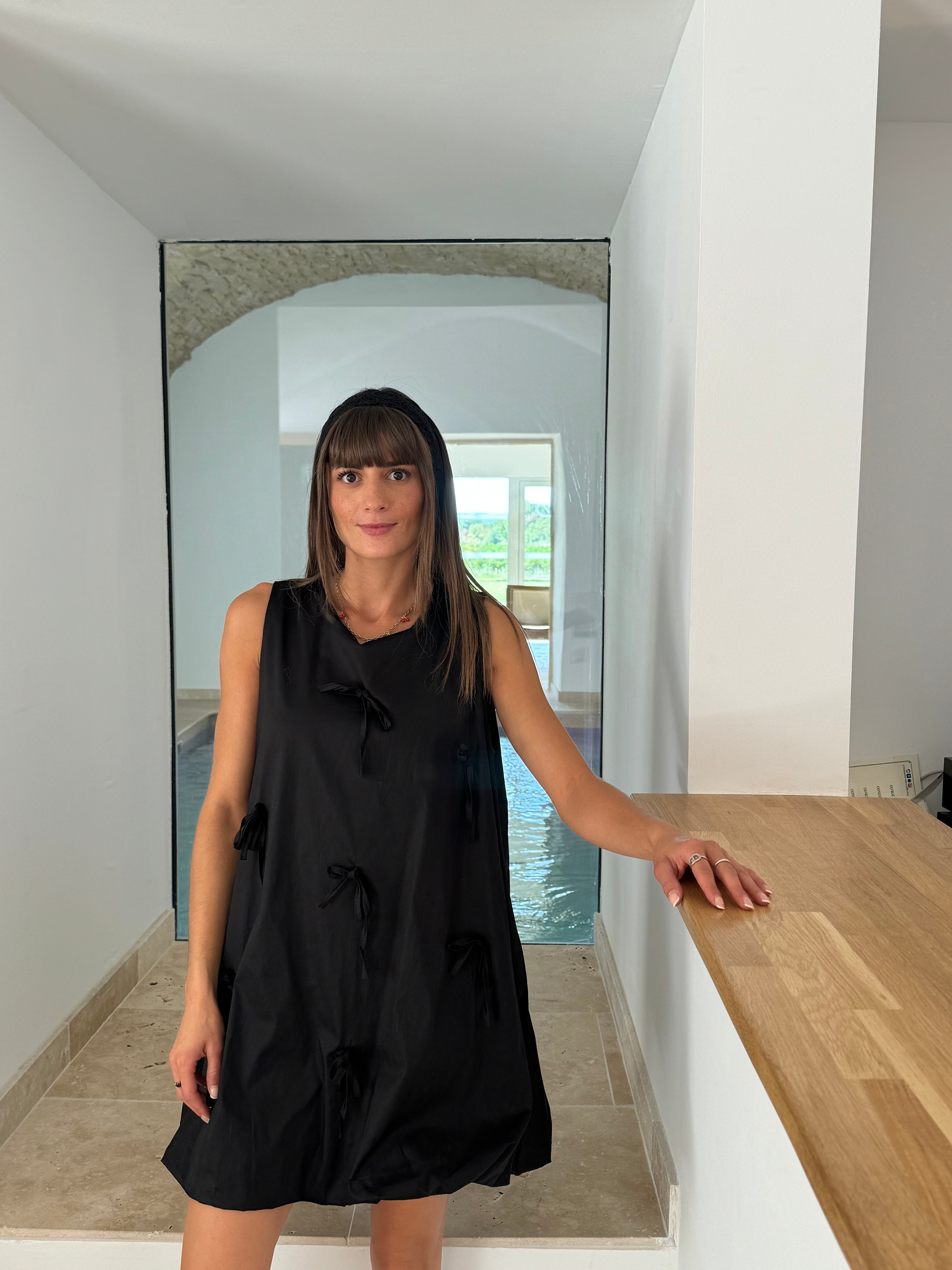 Robe noeud noir
