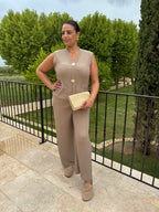 Ensemble Broche beige