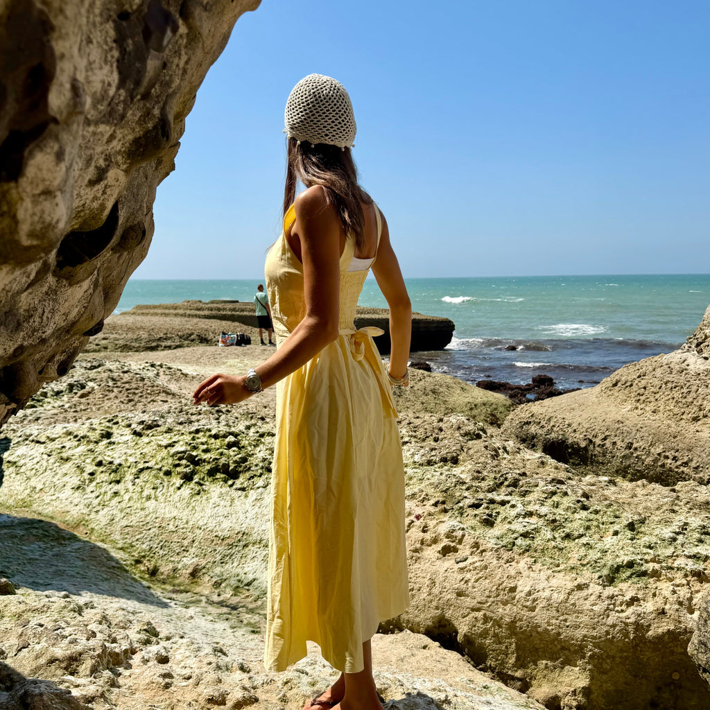 Robe Étretat Jaune