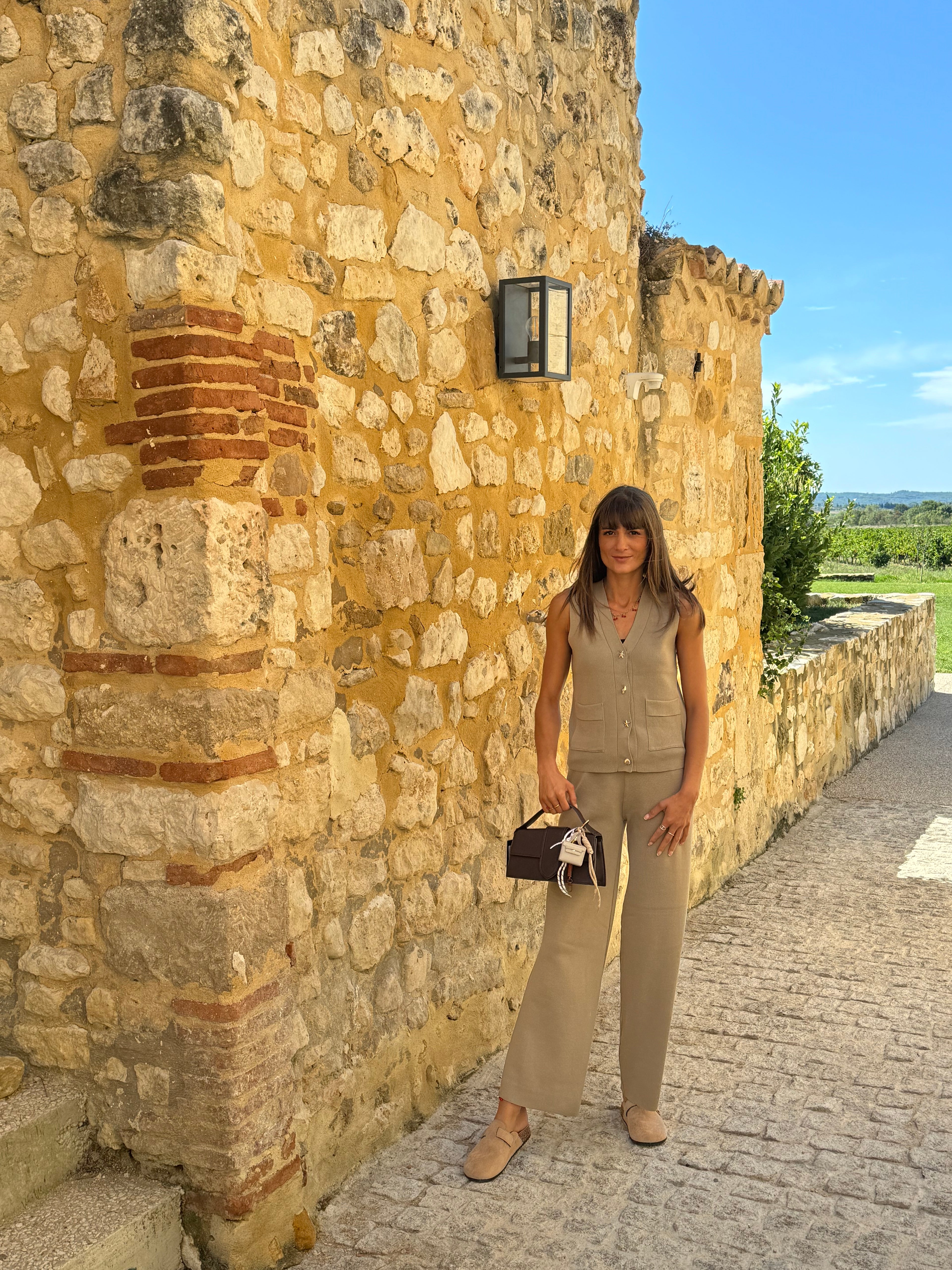 Ensemble coquillage beige