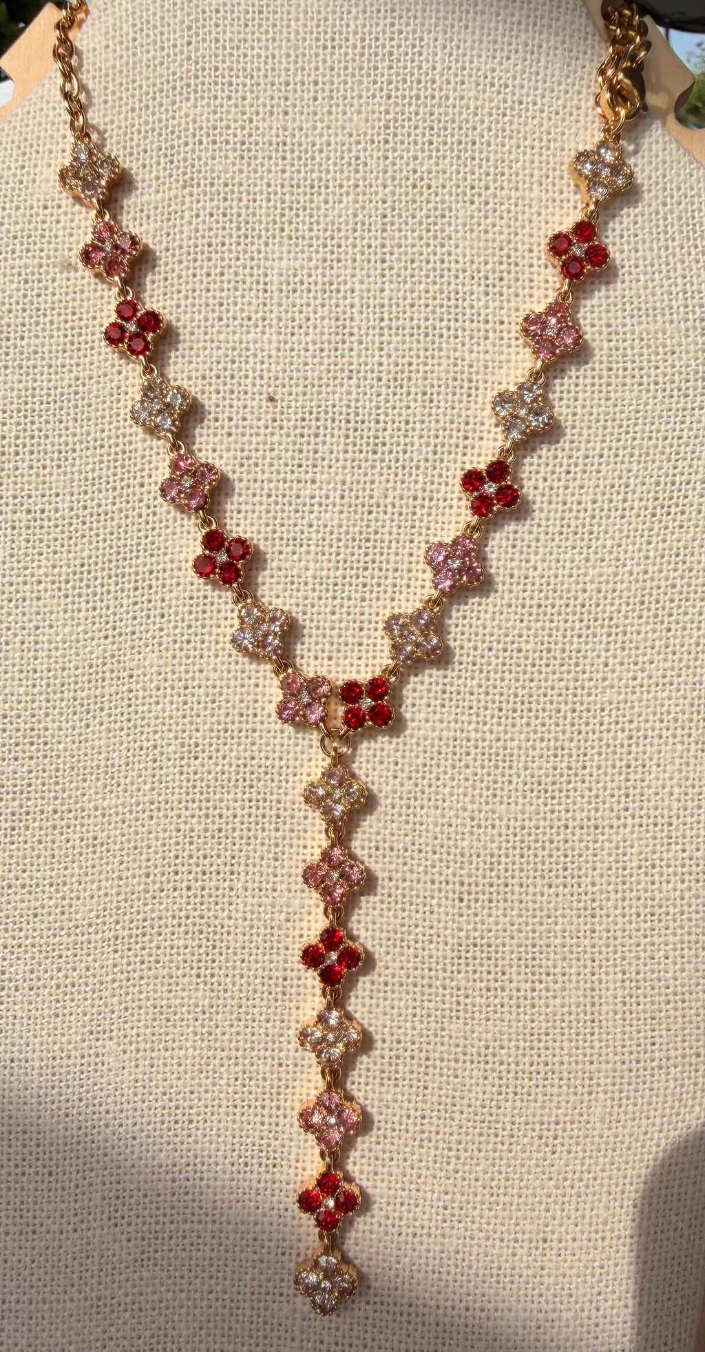 Collier Alba rouge